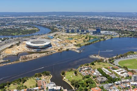 Aerial Image of BURSWOOD LOOKING SOUTH-EAST
