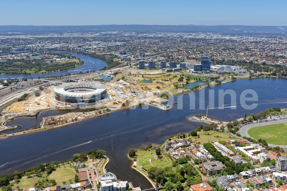 Aerial Image of Burswood Looking South-East