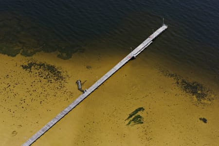 Aerial Image of LOOKING DOWN UPON COMO JETTY