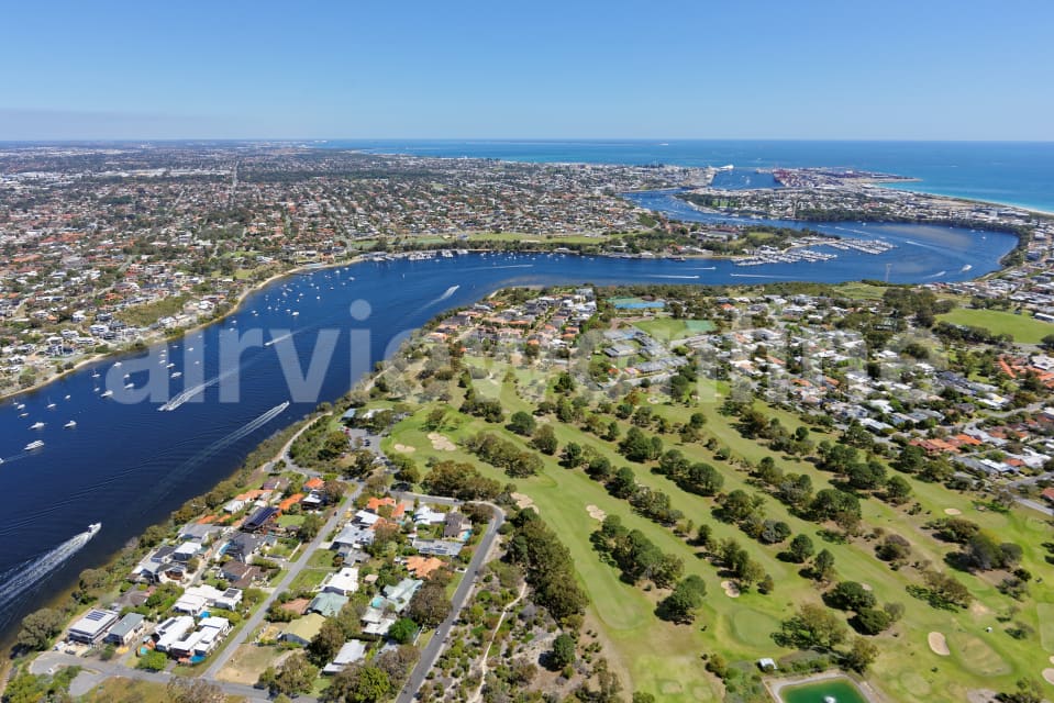 Aerial Image of Mosman Park Golf Club Looking South-West