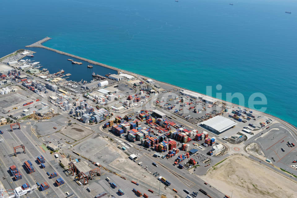 Aerial Image of Fremantle Ports Looking West