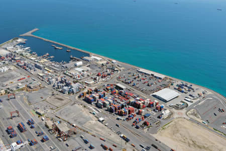 Aerial Image of FREMANTLE PORTS LOOKING WEST