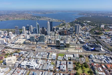 Aerial Image of PERTH CBD FROM THE NORTH