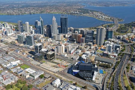 Aerial Image of PERTH CBD FROM THE NORTH