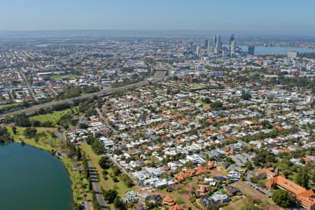 Aerial Image of WEST LEEDERVILLE LOOKING SOUTH-EAST