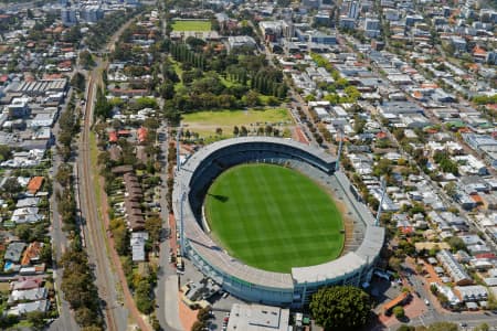 Aerial Image of DOMAIN STADIUM LOOKING EAST