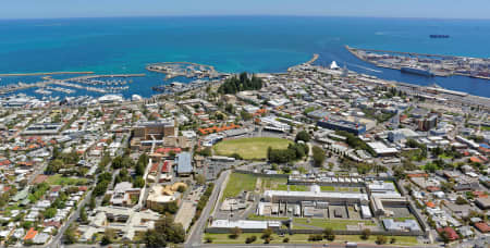 Aerial Image of PANORAMA OF FREMANTLE PRISON AND CITY, LOOKING WEST