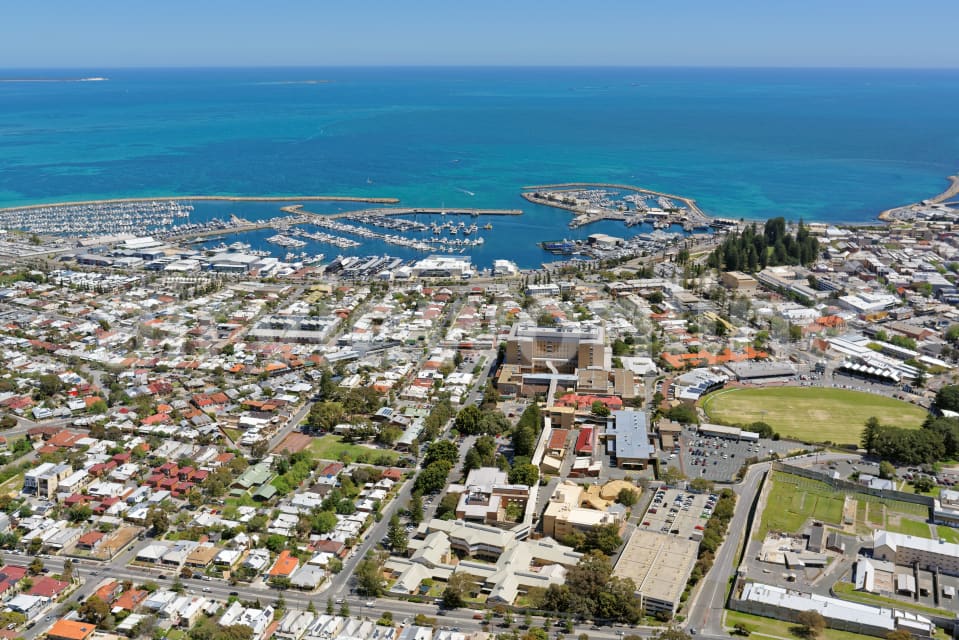Aerial Image of Fremantle Looking West