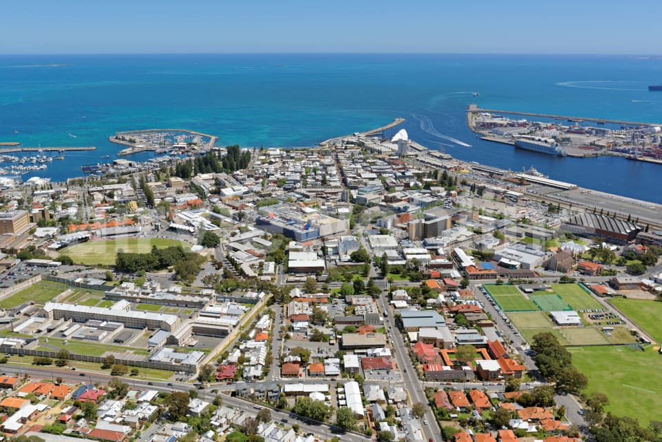 Aerial Image of Fremantle Looking West