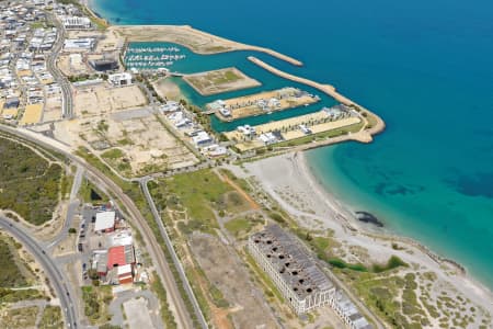 Aerial Image of SOUTH FREMANTLE POWER STATION AND PORT COOGEE, LOOKING SOUTH