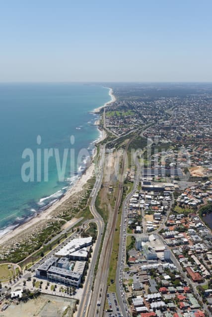Aerial Image of North Fremantle Looking North
