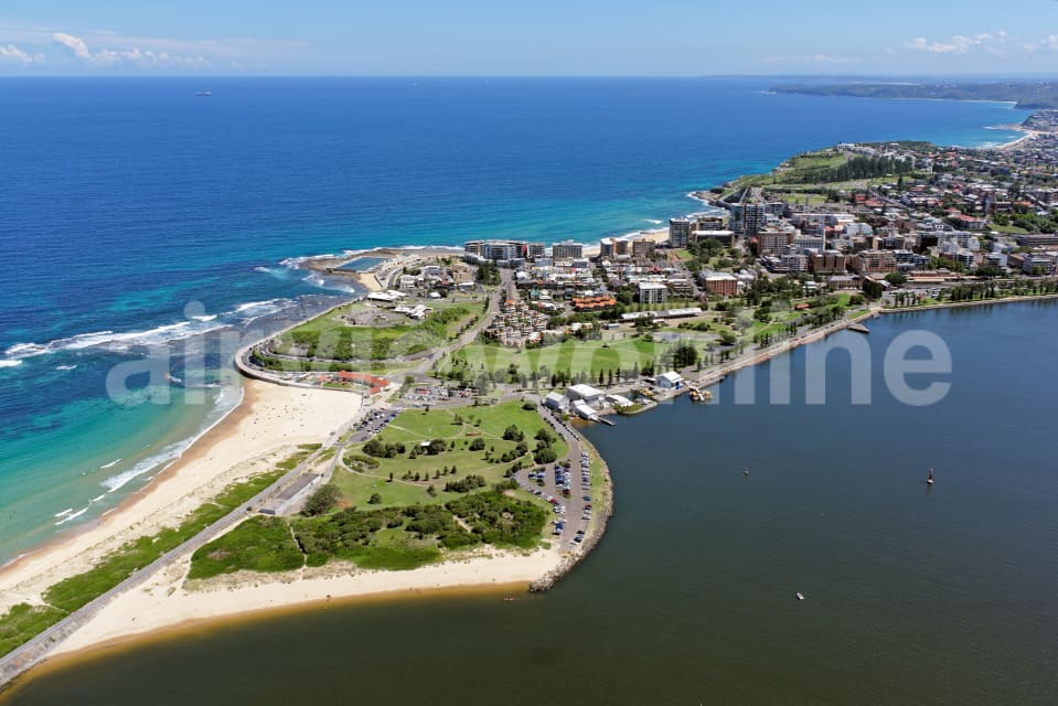 Aerial Image of Newcastle East Looking South