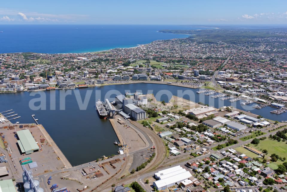 Aerial Image of Port Of Newcastle Looking South-West