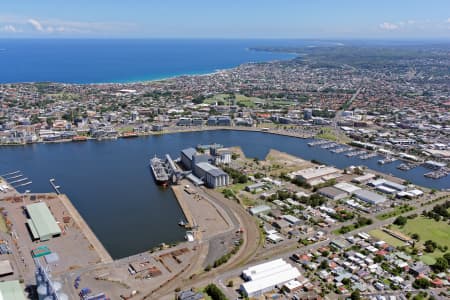 Aerial Image of PORT OF NEWCASTLE LOOKING SOUTH-WEST