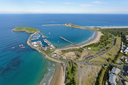 Aerial Image of JETTY BEACH, COFFS HARBOUR, LOOKING SOUTH-EAST