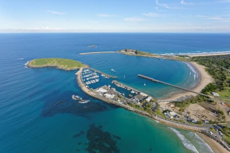 Aerial Image of COFFS HARBOUR MARINA LOOKING SOUTH-EAST