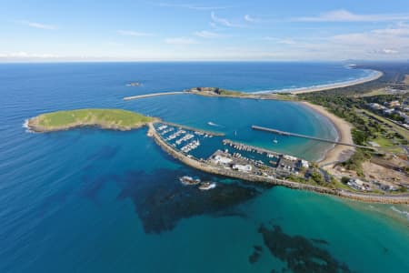 Aerial Image of COFFS HARBOUR MARINA LOOKING SOUTH