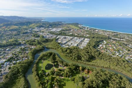 Aerial Image of COFFS HARBOUR LOOKING NORTH-WEST