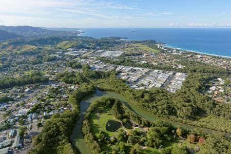 Aerial Image of COFFS HARBOUR LOOKING NORTH-WEST