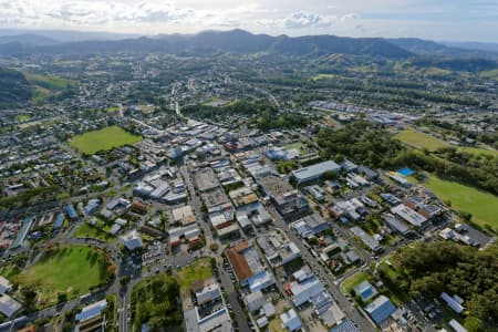 Aerial Image of COFFS HARBOUR LOOKING NORTH-WEST