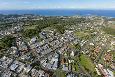 Aerial Image of COFFS HARBOUR LOOKING EAST