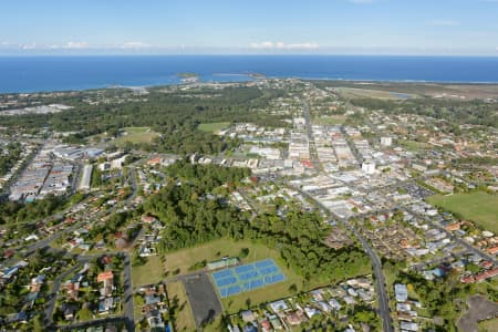 Aerial Image of COFFS HARBOUR LOOKING SOUTH-EAST