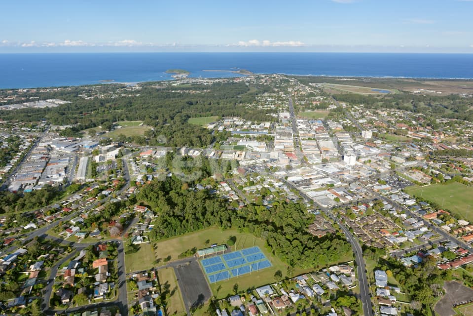 Aerial Image of Coffs Harbour Looking South-East