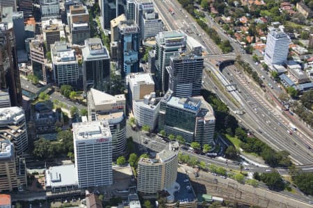 Aerial Image of NORTH SYDNEY CLOSE UP