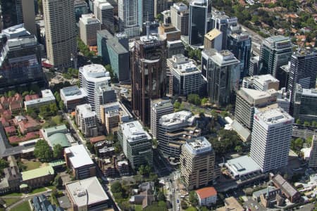 Aerial Image of NORTH SYDNEY CLOSE UP