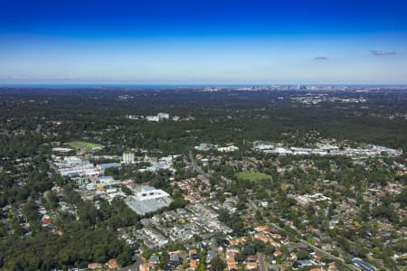 Aerial Image of HORNSBY AND WAITARA
