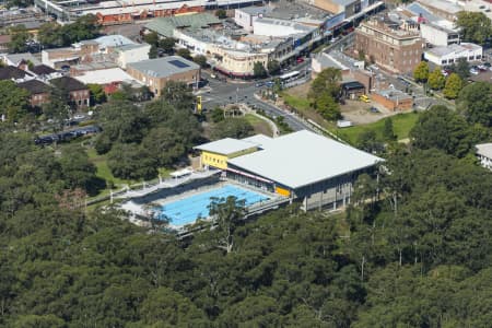 Aerial Image of HORNSBY AQUATIC AND LEISURE CENTRE