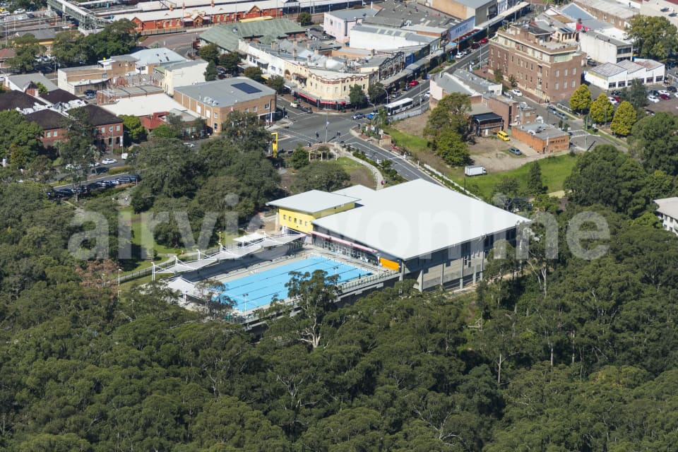 Aerial Image of Hornsby Aquatic And Leisure Centre