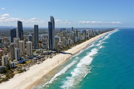 Aerial Image of SURFERS PARADISE LOOKING NORTH
