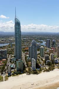 Aerial Image of Q1 TOWER VIEWED FROM THE EAST