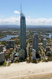 Aerial Image of Q1 TOWER VIEWED FROM THE EAST