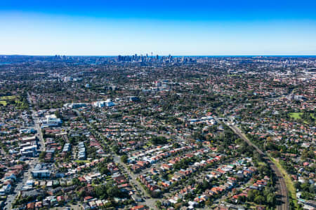 Aerial Photography Hurlstone Park Station - Airview Online