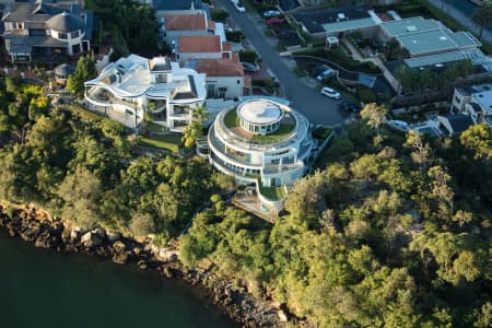 Aerial Image of HUNTERS HILL DUSK