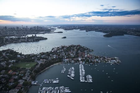Aerial Image of POINT PIPER DUSK