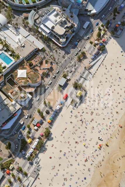 Aerial Image of Looking Down Upon Surfers Paradise Beach