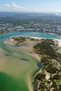 Aerial Image of BRIBIE ISLAND LOOKING NORTH TO CALOUNDRA