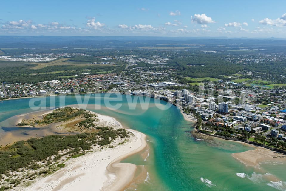 Aerial Image of Caloundra And Bribie Island, Looking North-West