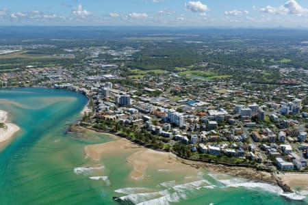 Aerial Image of CALOUNDRA LOOKING NORTH-WEST