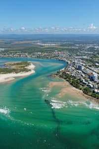 Aerial Image of CALOUNDRA VIEWED FROM THE EAST