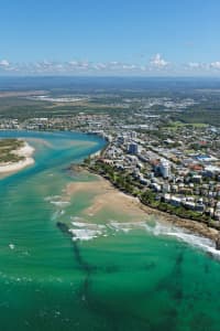 Aerial Image of CALOUNDRA VIEWED FROM THE EAST