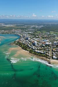 Aerial Image of CALOUNDRA VIEWED FROM THE EAST