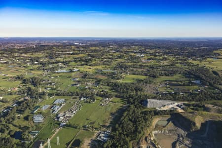 Aerial Image of HORSLEY PARK LATE AFTERNOON