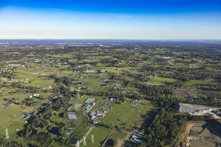 Aerial Image of HORSLEY PARK LATE AFTERNOON