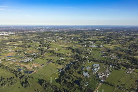 Aerial Image of HORSLEY PARK LATE AFTERNOON