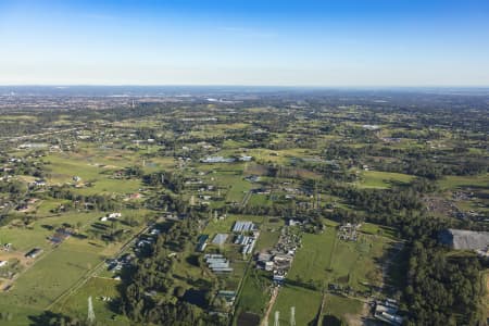 Aerial Image of HORSLEY PARK LATE AFTERNOON