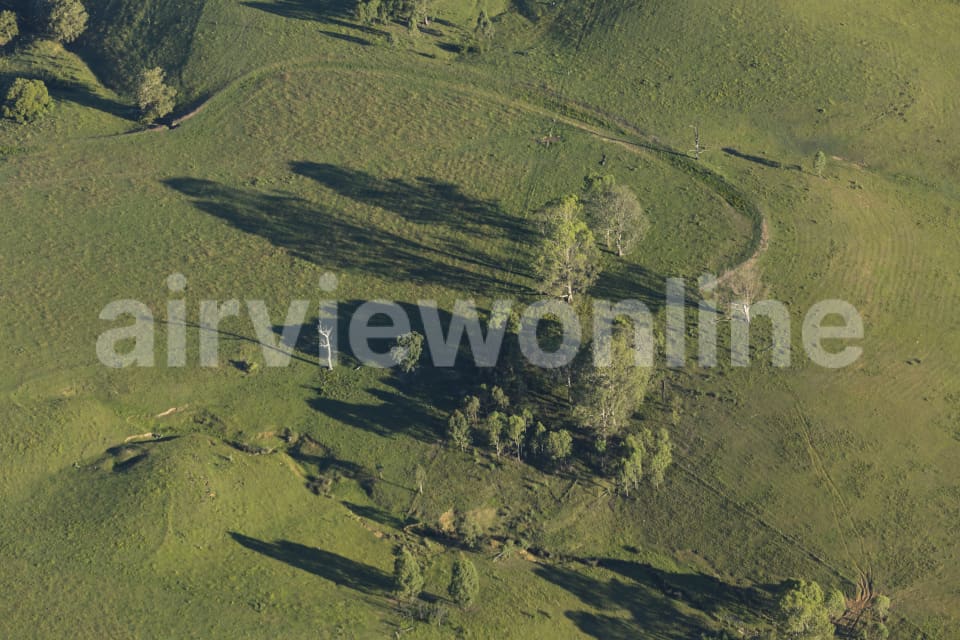 Aerial Image of Mulgoa Country Side In The Late Afternoon